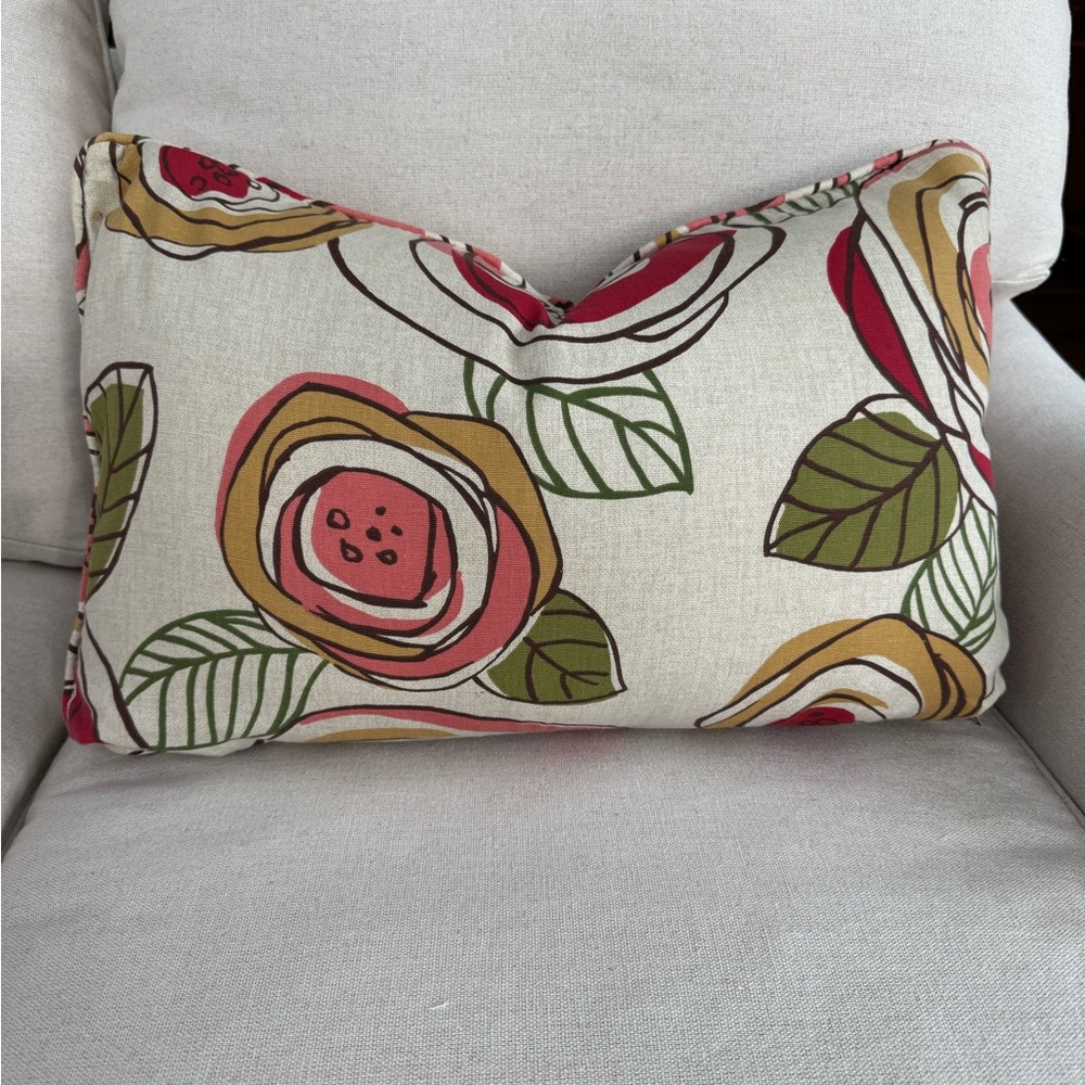 Custom Made Lumbar Pillow Covers 22”